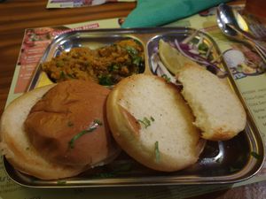 Pav Bhajl at Deli Tadka Indian Street Food in Munich