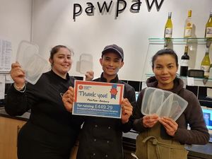 supporting our local katharine house hospice at Paw Paw in Banbury