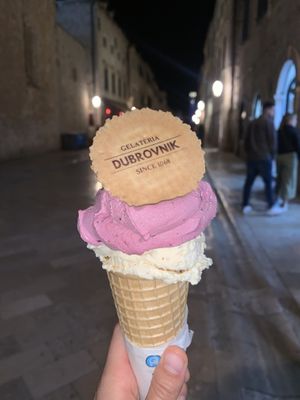   at Gelateria Dubrovnik in Dubrovnik