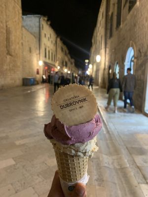   at Gelateria Dubrovnik in Dubrovnik