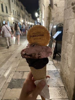   at Gelateria Dubrovnik in Dubrovnik