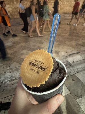   at Gelateria Dubrovnik in Dubrovnik