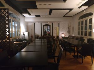 Interior del restaurante at Agricola Samadhi in Zollino