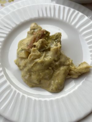 Zucchini Lasagna (tastier than it looks)  at Agricola Samadhi in Zollino