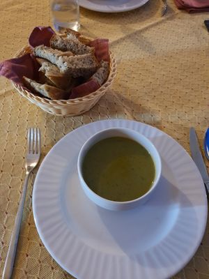The soup at Agricola Samadhi in Zollino