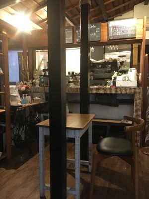 Inside view  at Vege To Coffee in Tokyo