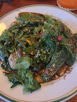 Lots of different veg, prunes and nuts at Venn Canteen in Porto