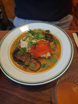 Thai curry at Venn Canteen in Porto