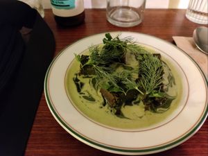 Nettle cake at Venn Canteen in Porto