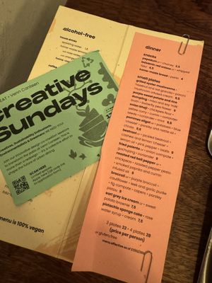 Menu   at Venn Canteen in Porto