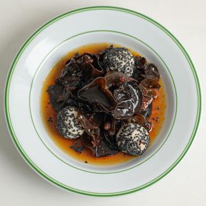 Rice Dumplings with Mushrooms  at Venn Canteen in Porto