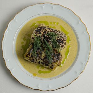 Stuffed Savoy Cabbage Rolls with Buckwheat and dried figs stuffing  at Venn Canteen in Porto