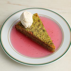 Pistachio Sponge with Rose Waterr  at Venn Canteen in Porto