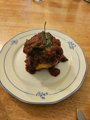 Polenta at Venn Canteen in Porto