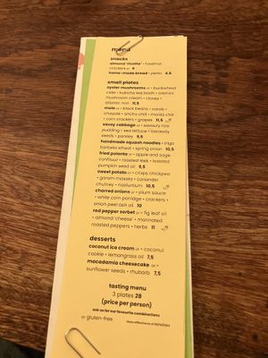 Menu   at Venn Canteen in Porto