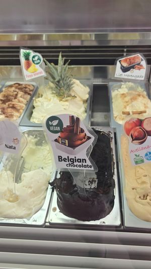 Vegan clearly labelled at La Xixonenca in L Estartit