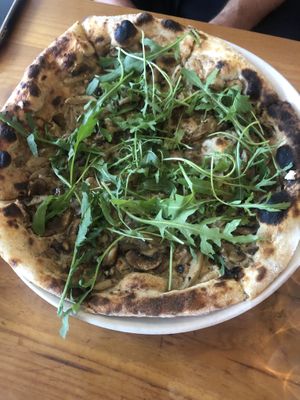 Wild mushroom  at Pizza Cult in Ubud