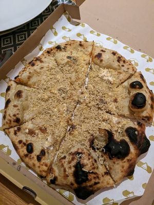 4 quesos at Pizza Cult in Ubud