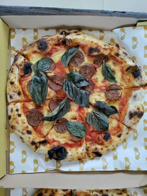 Pepperoni! at Pizza Cult in Ubud