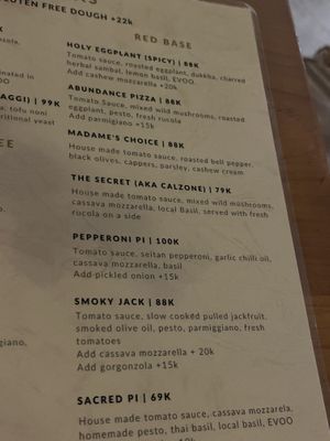   at Pizza Cult in Ubud