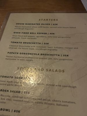   at Pizza Cult in Ubud