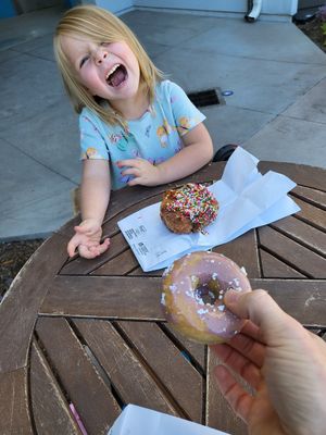 Blueberry donut 🍩 😋 at Parlor Doughnuts in Oceanside