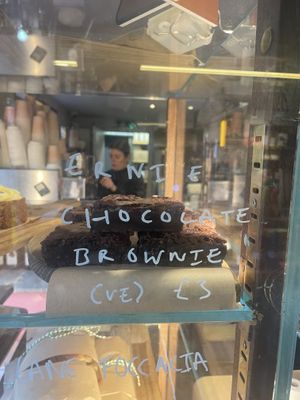 Vegan Chocolate Brownie  at Ernie  in Newcastle Upon Tyne