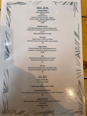   at Tigs Bagel & Coffee House in Sheffield