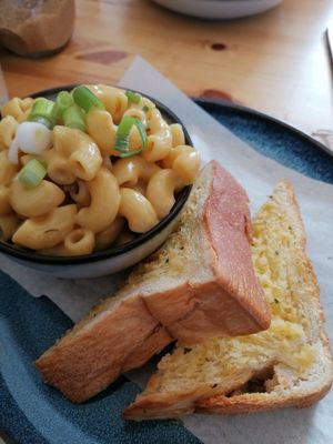 Og Mac at Tigs Bagel & Coffee House in Sheffield