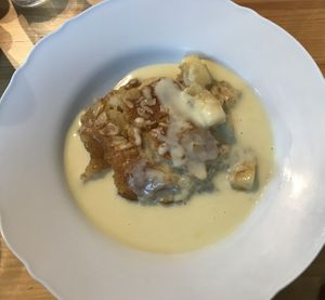 Eve pudding also delicious    at Tigs Bagel & Coffee House in Sheffield