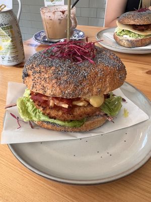   at Tigs Bagel & Coffee House in Sheffield