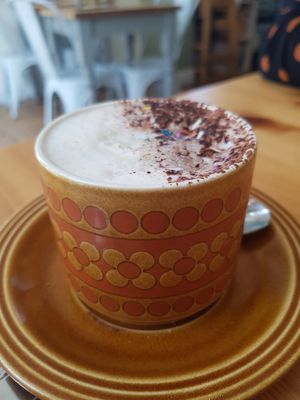 Babyccino at Tigs Bagel & Coffee House in Sheffield