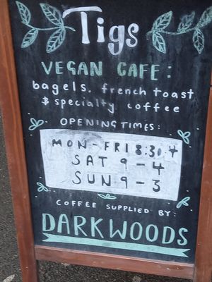 Opening times at Tigs Bagel & Coffee House in Sheffield