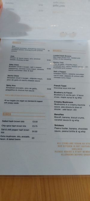  at Tigs Bagel & Coffee House in Sheffield