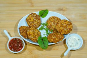 Falafel nuggets  at Vege House in Belgrade