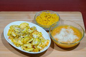 Ayurveda pitta dish at Vege House in Belgrade