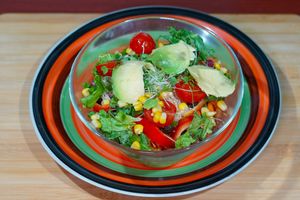 Quinoa avocado at Vege House in Belgrade