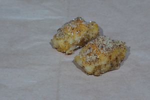 Homemade urmasice at Vege House in Belgrade