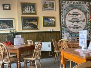 Clean and inviting interior.  at Pumpernickel Coffee Shop in Dumfries