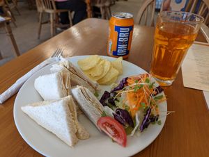 My meal at Pumpernickel Coffee Shop in Dumfries