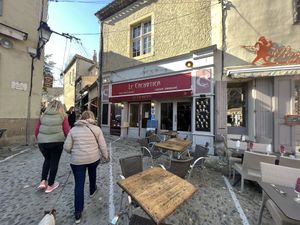 Outside   at Le Cachotier in Carcassonne