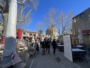 Outside   at Le Cachotier in Carcassonne