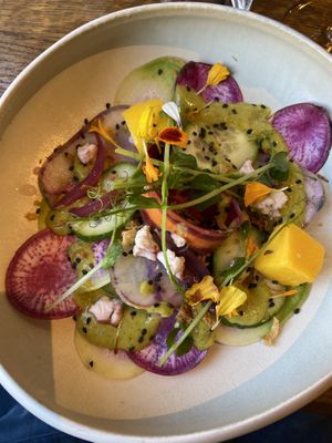 The starter. #Veganuary at Le Cachotier in Carcassonne