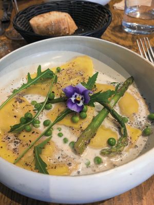 Ravioli at Le Cachotier in Carcassonne