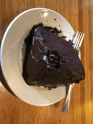 Vegan Belgian Chocolate Cake at Mother's Cafe and Garden in Austin