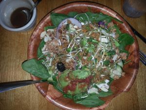 Delicious Salad at Mother's Cafe and Garden in Austin