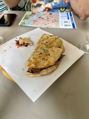 Eggplant, vegan delicious  at La Cranceria in Florence