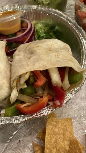 Burrito Vegano  at La Jarochita in Stafford