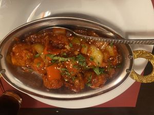 Vorspeise : Vegane Manchurian  Bällchen ( aus Gemüse)   at Puri Puri  in Schleswig