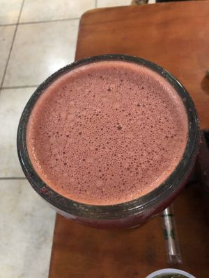 18. Carrot, beet, spinach, celery juice 👌🏽 at Natura Restaurante in Cancun